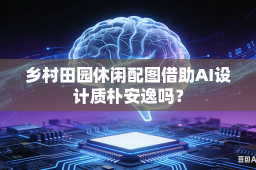 乡村田园休闲配图借助AI设计质朴安逸吗？