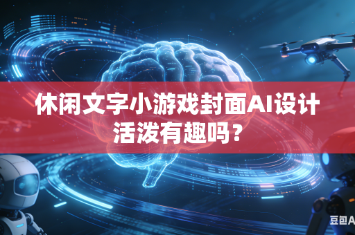 休闲文字小游戏封面AI设计活泼有趣吗？