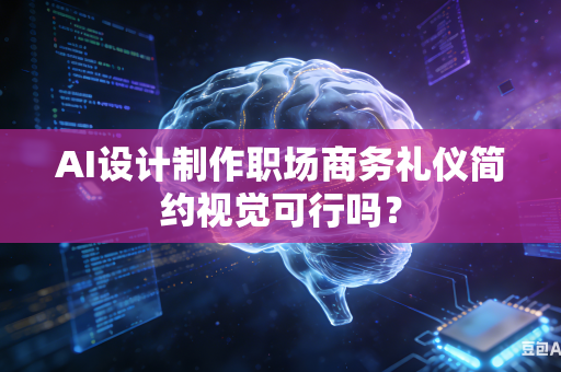 AI设计制作职场商务礼仪简约视觉可行吗？