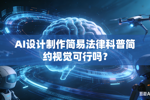 AI设计制作简易法律科普简约视觉可行吗？