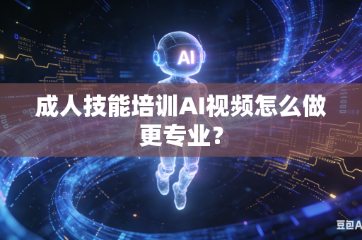 成人技能培训AI视频怎么做更专业？
