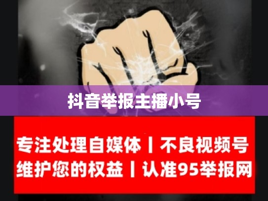 抖音举报主播小号