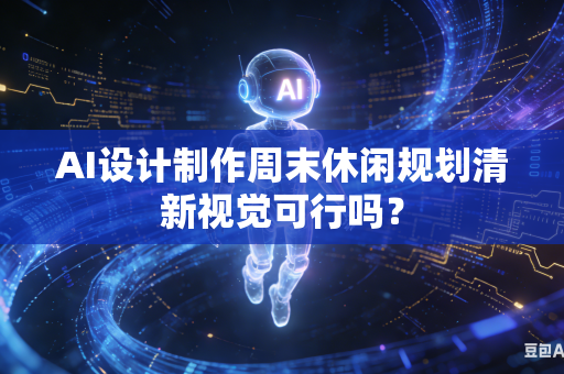 AI设计制作周末休闲规划清新视觉可行吗？