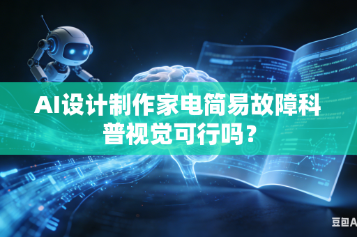 AI设计制作家电简易故障科普视觉可行吗？