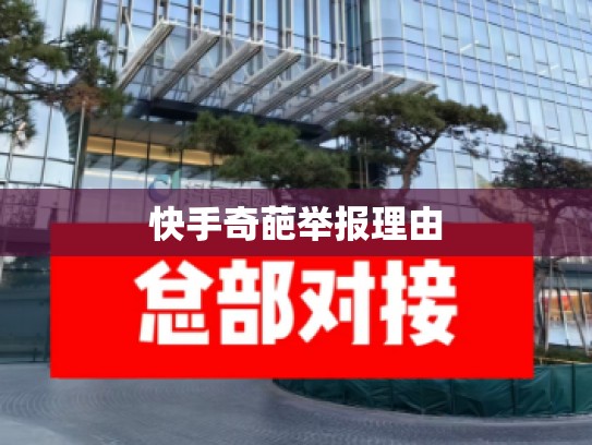 快手奇葩举报理由