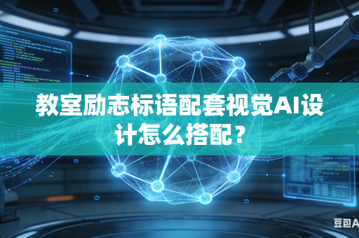 教室励志标语配套视觉AI设计怎么搭配？