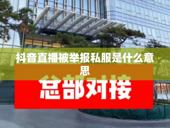 抖音直播被举报私服是什么意思