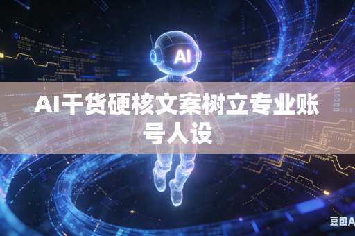 AI干货硬核文案树立专业账号人设