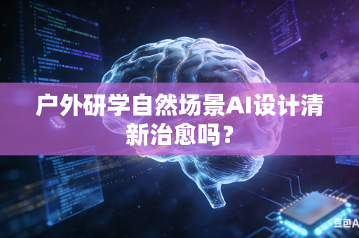 户外研学自然场景AI设计清新治愈吗？