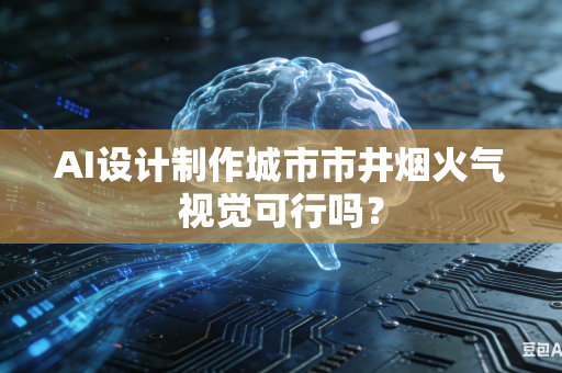 AI设计制作城市市井烟火气视觉可行吗？