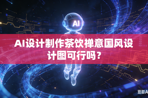 AI设计制作茶饮禅意国风设计图可行吗？