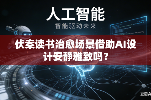 伏案读书治愈场景借助AI设计安静雅致吗？