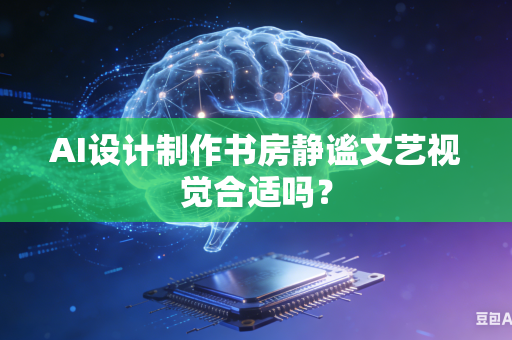 AI设计制作书房静谧文艺视觉合适吗？