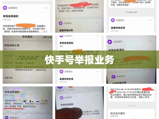 快手号举报业务