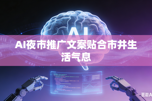 AI夜市推广文案贴合市井生活气息