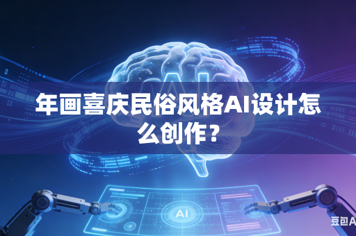年画喜庆民俗风格AI设计怎么创作？