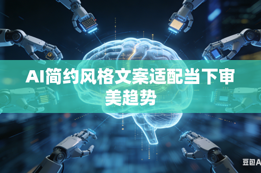 AI简约风格文案适配当下审美趋势