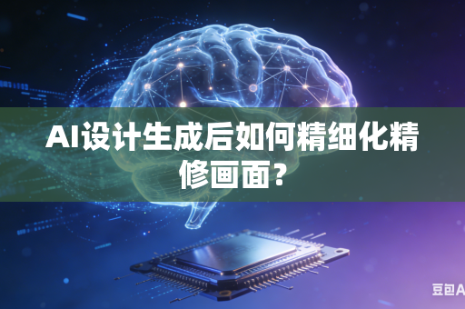 AI设计生成后如何精细化精修画面？