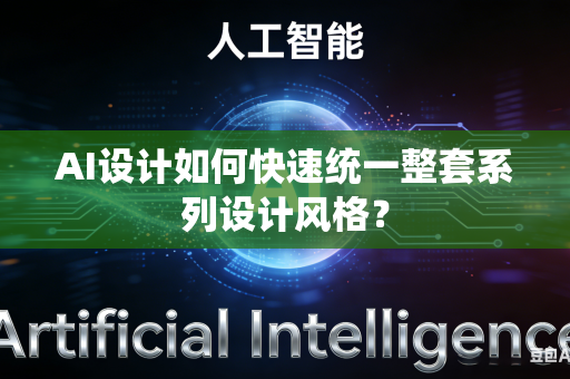 AI设计如何快速统一整套系列设计风格？