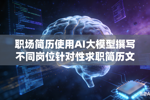 职场简历使用AI大模型撰写不同岗位针对性求职简历文案吗