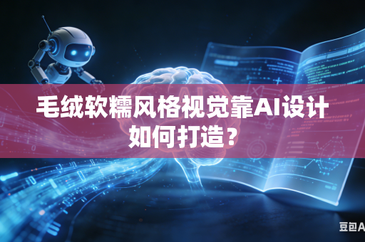 毛绒软糯风格视觉靠AI设计如何打造？