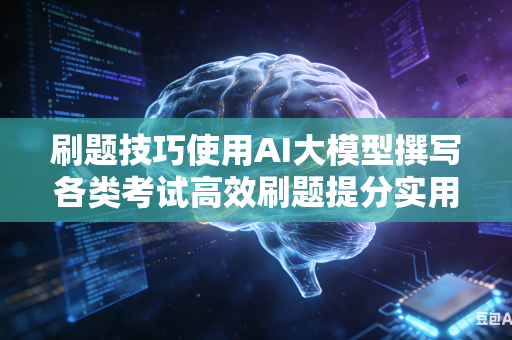 刷题技巧使用AI大模型撰写各类考试高效刷题提分实用思路吗