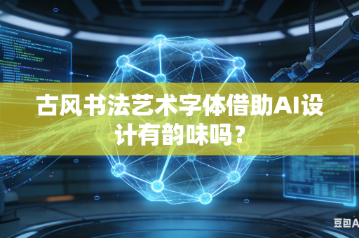 古风书法艺术字体借助AI设计有韵味吗？