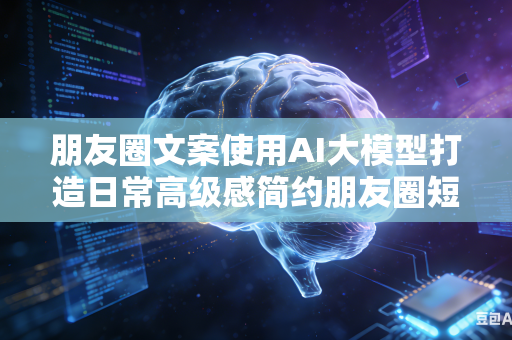 朋友圈文案使用AI大模型打造日常高级感简约朋友圈短句吗
