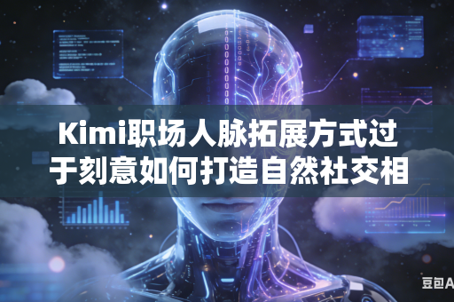 Kimi职场人脉拓展方式过于刻意如何打造自然社交相处模式