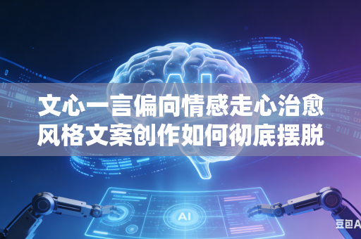 文心一言偏向情感走心治愈风格文案创作如何彻底摆脱当下网络千篇一律空洞乏味的心灵鸡汤固定写作创作套路吗
