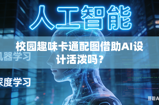 校园趣味卡通配图借助AI设计活泼吗？
