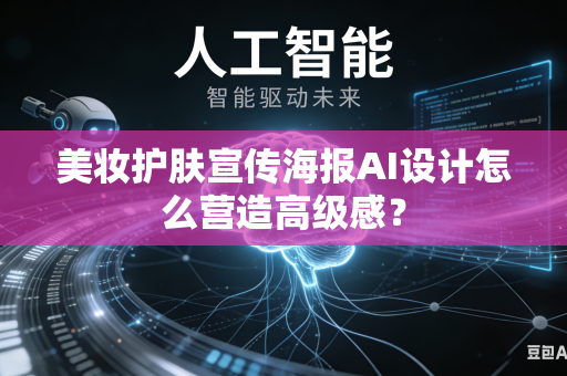 美妆护肤宣传海报AI设计怎么营造高级感？