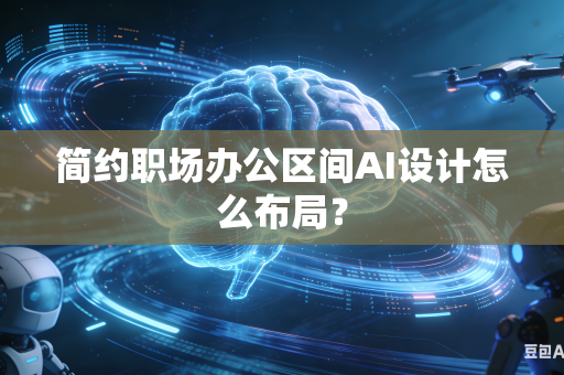 简约职场办公区间AI设计怎么布局？