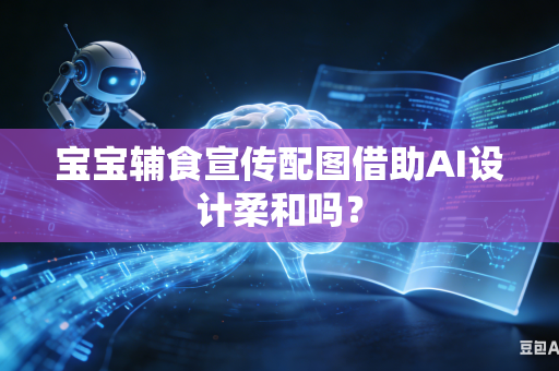 宝宝辅食宣传配图借助AI设计柔和吗？