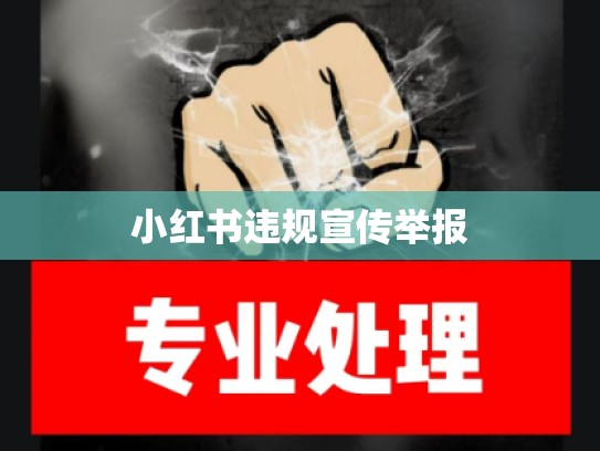 小红书违规宣传举报