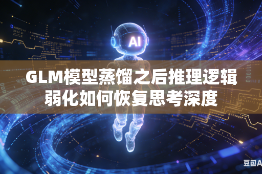 GLM模型蒸馏之后推理逻辑弱化如何恢复思考深度