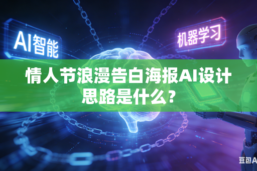 情人节浪漫告白海报AI设计思路是什么？