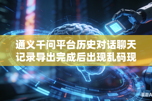 通义千问平台历史对话聊天记录导出完成后出现乱码现象如何快速完成文本转码修复处理工作吗