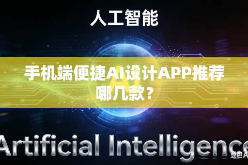 手机端便捷AI设计APP推荐哪几款？