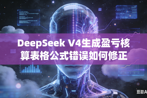 DeepSeek V4生成盈亏核算表格公式错误如何修正