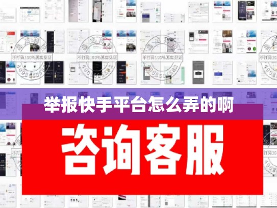 举报快手平台怎么弄的啊