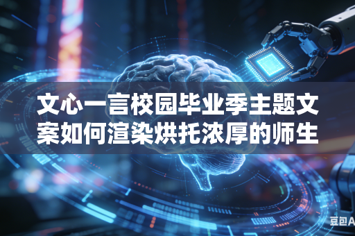 文心一言校园毕业季主题文案如何渲染烘托浓厚的师生离别不舍情绪吗