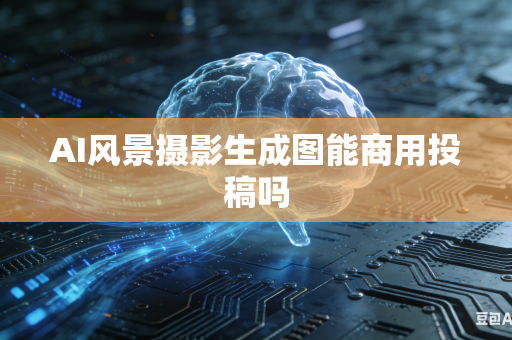 AI风景摄影生成图能商用投稿吗