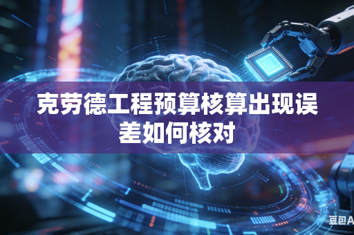 克劳德工程预算核算出现误差如何核对