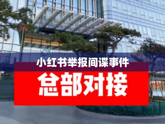 小红书举报间谍事件