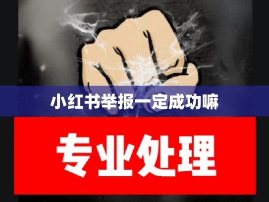 小红书举报一定成功嘛