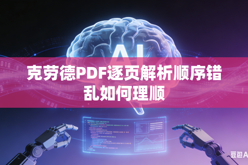 克劳德PDF逐页解析顺序错乱如何理顺
