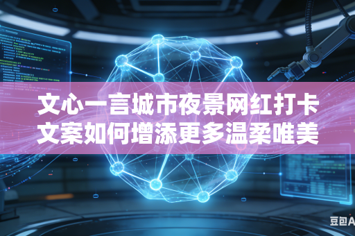 文心一言城市夜景网红打卡文案如何增添更多温柔唯美的文字意境氛围感吗