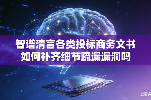 智谱清言各类投标商务文书如何补齐细节疏漏漏洞吗