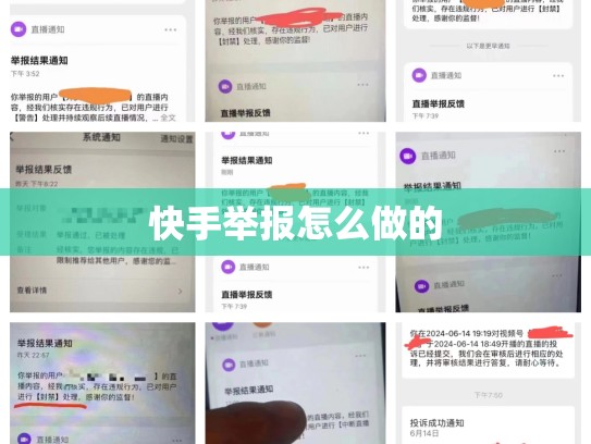 快手举报怎么做的